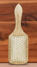 Charger l'image dans la galerie, Our premium peach wood paddle "Air Brush" reduces static and invigorates the scalp.